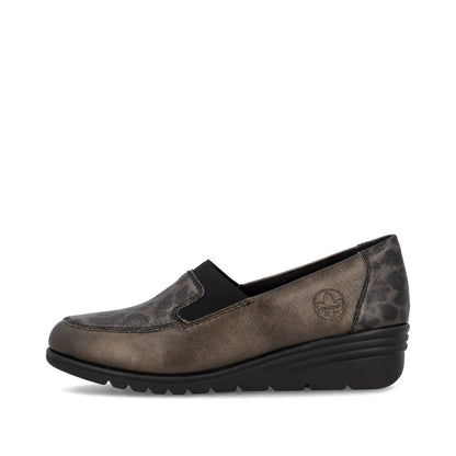 Rieker L5351-90 Bronze Slip On Shoes