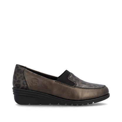 Rieker L5351-90 Bronze Slip On Shoes