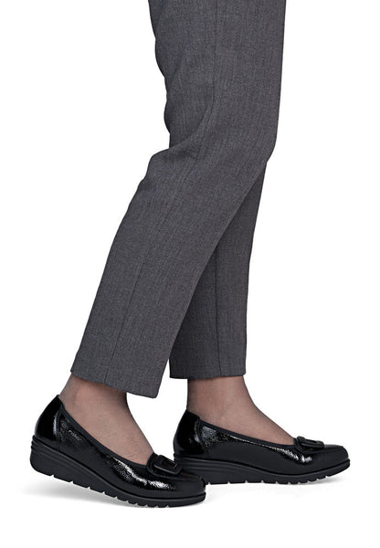 Rieker L5362-00 Black Slip On Shoes