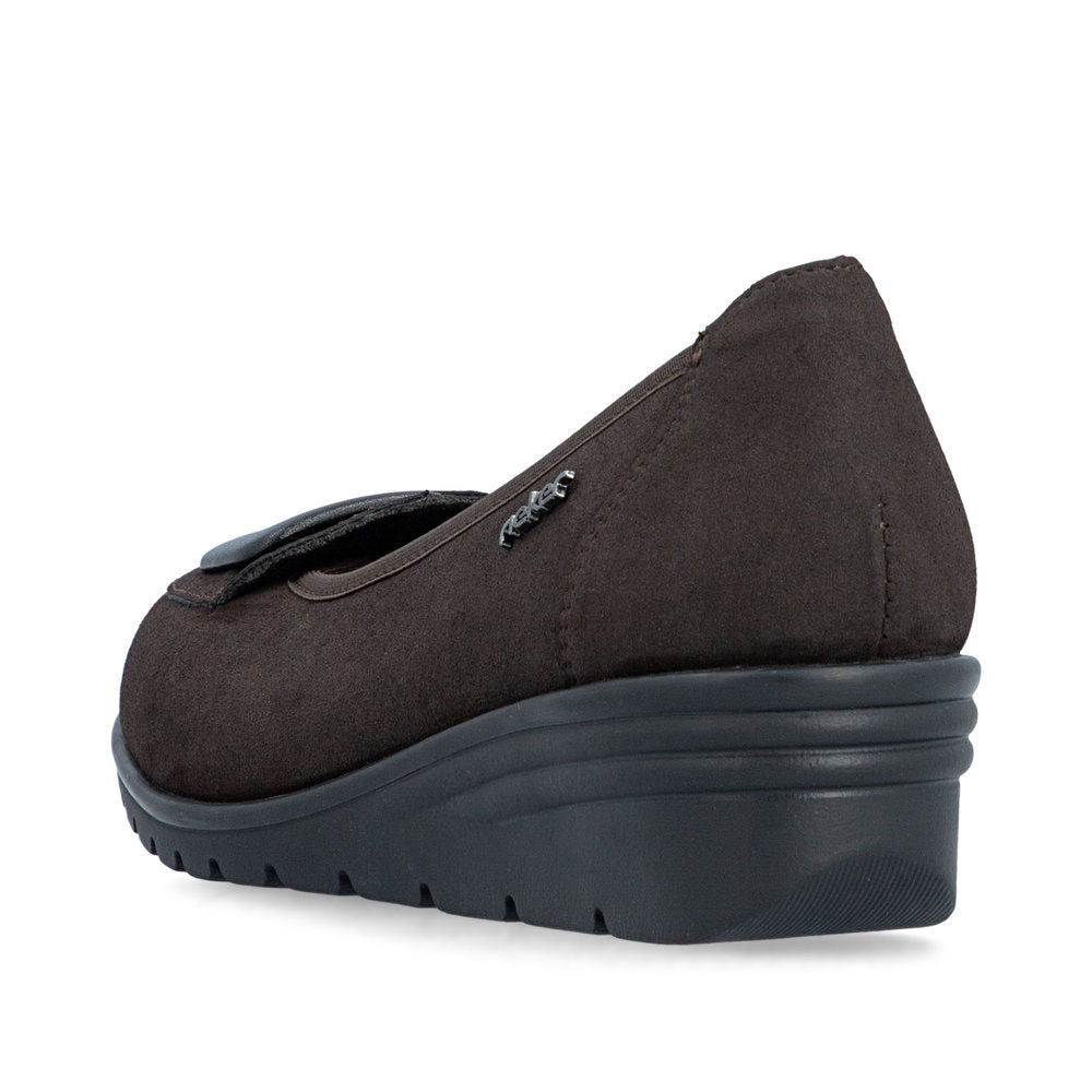 Rieker L5362-25 Nougat Brown Slip On Shoes