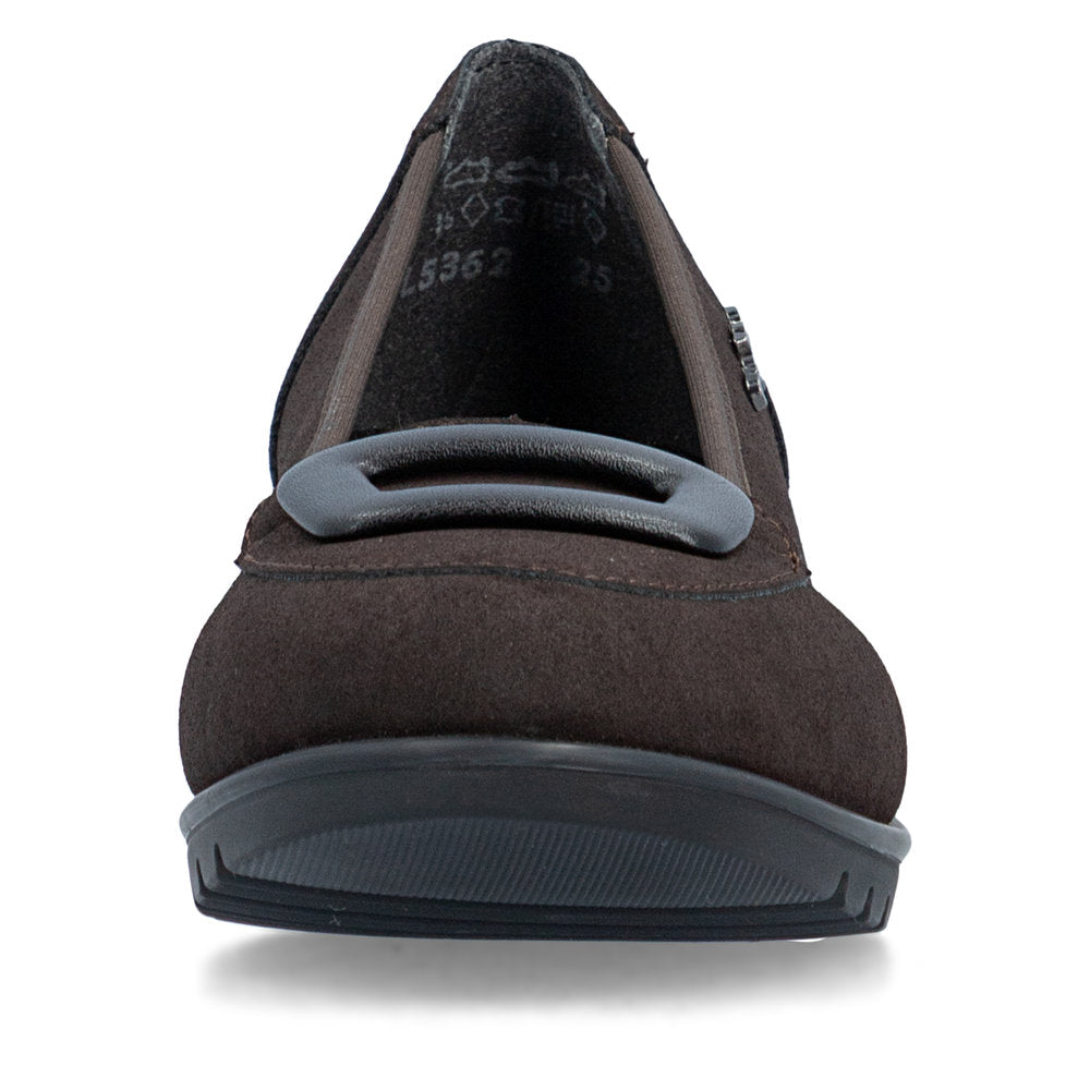 Rieker L5362-25 Nougat Brown Slip On Shoes