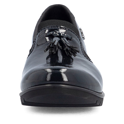 Rieker L5363-14 Navy Slip On Shoes with Tassel