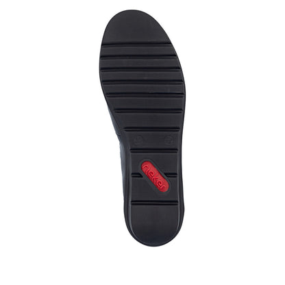 Rieker L5363-14 Navy Slip On Shoes with Tassel