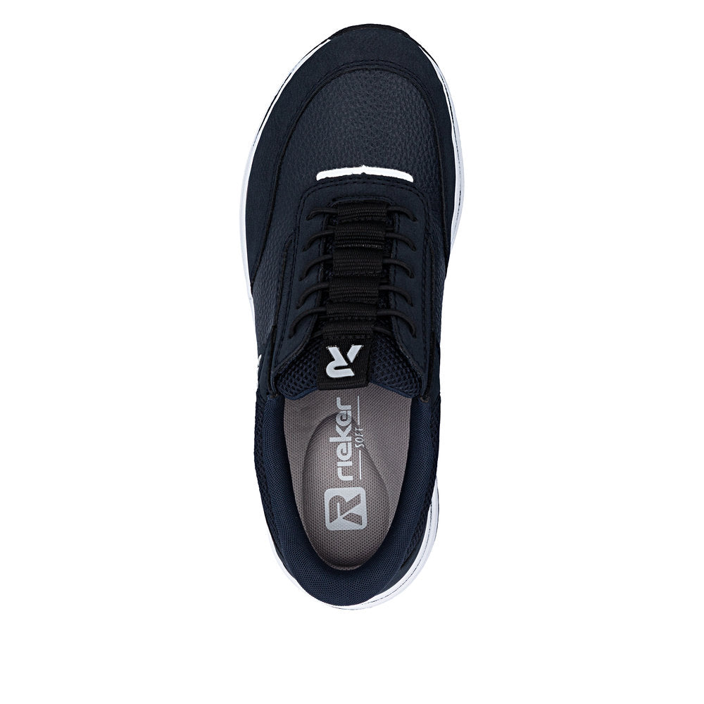 Rieker L5850-14 Navy & White H Fit Sneakers