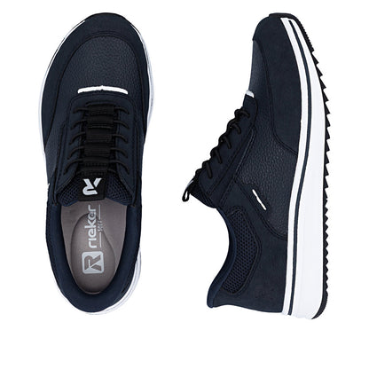 Rieker L5850-14 Navy & White H Fit Sneakers