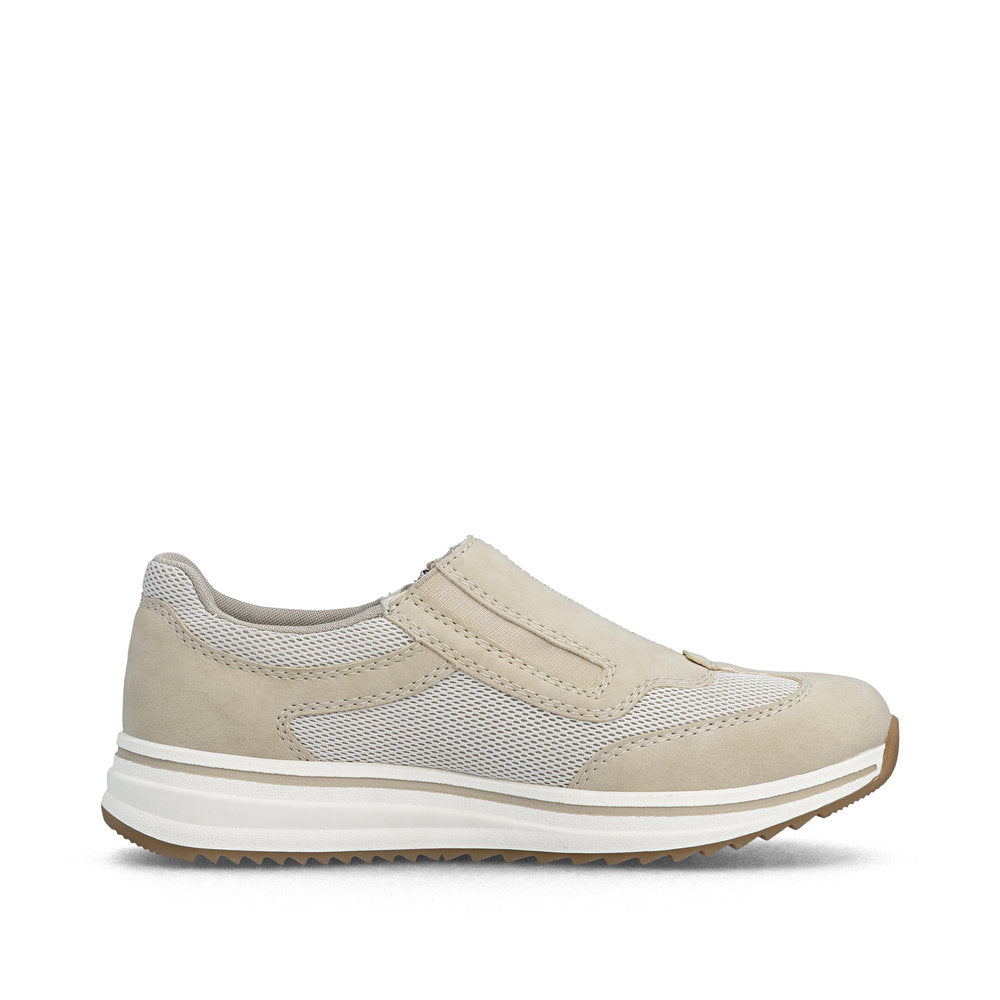 Rieker L5854-62 Ginger Beige H Fit Shoes with Zip