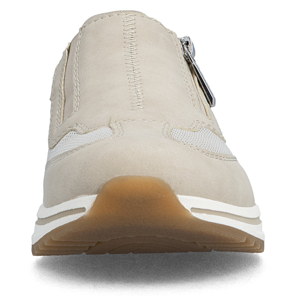 Rieker L5854-62 Ginger Beige H Fit Shoes with Zip
