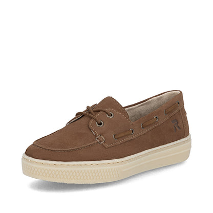 Rieker L5905-24 Brown F Fit Deck Shoes