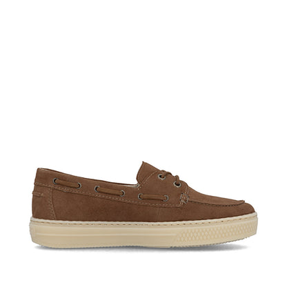 Rieker L5905-24 Brown F Fit Deck Shoes