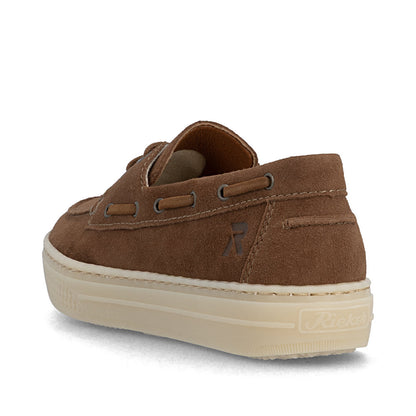 Rieker L5905-24 Brown F Fit Deck Shoes