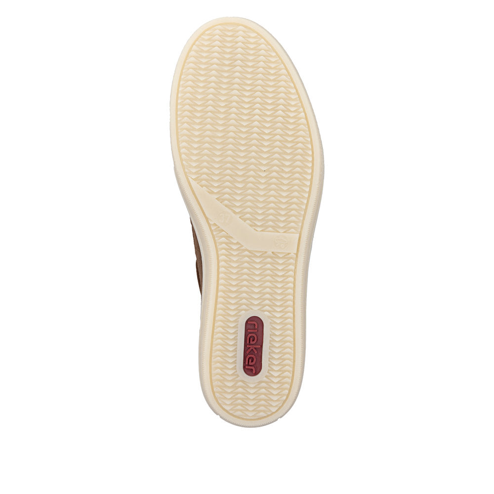Rieker L5905-24 Brown F Fit Deck Shoes