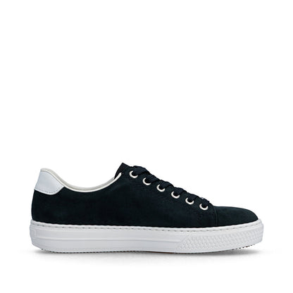 Rieker L59L1-15 Navy F Fit Trainers with Zip