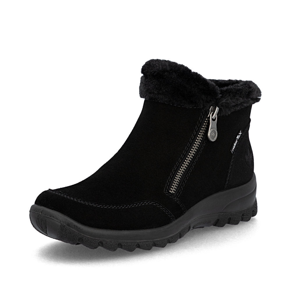 Rieker TEX L7188-00 Black Warm Ankle Boots