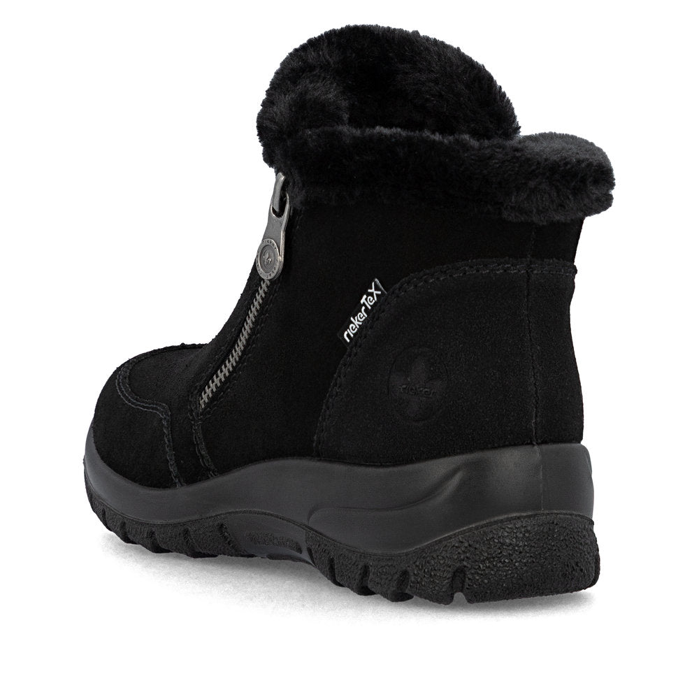 Rieker TEX L7188-00 Black Warm Ankle Boots