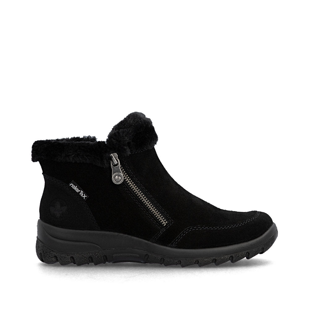 Rieker TEX L7188-00 Black Warm Ankle Boots