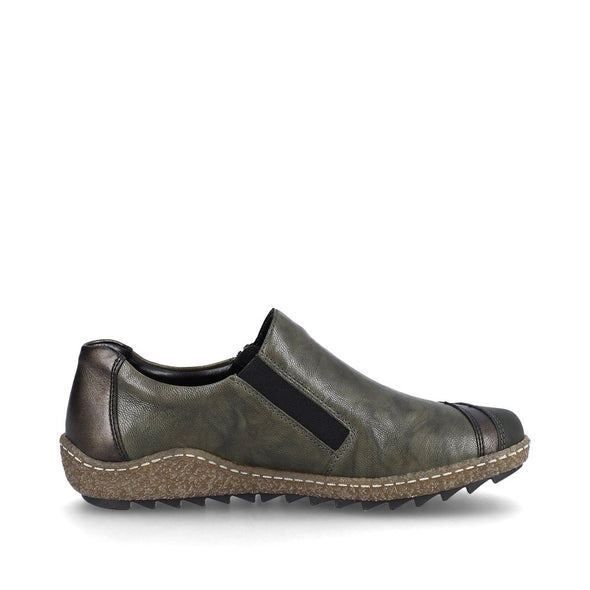 Rieker L7571-54 Tex Green Combi Shoes