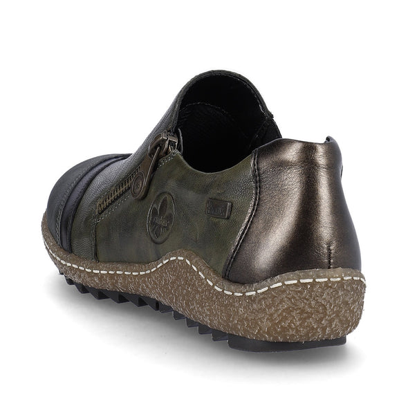 Rieker L7571-54 Tex Green Combi Shoes