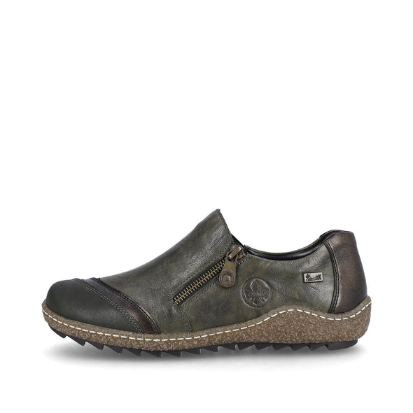 Rieker L7571-54 Tex Green Combi Shoes