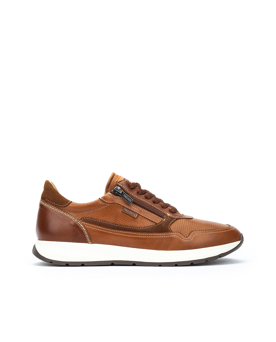 Pikolinos GETAFE M2B-6263C1 Brandy Shoes with Lace & Zip
