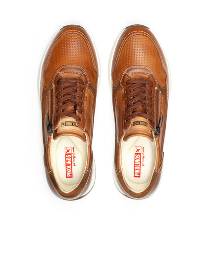 Pikolinos GETAFE M2B-6263C1 Brandy Shoes with Lace & Zip