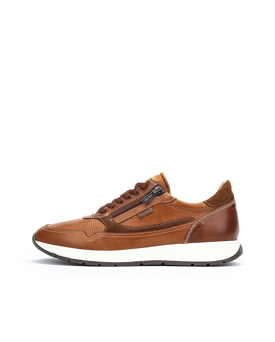 Pikolinos GETAFE M2B-6263C1 Brandy Shoes with Lace & Zip