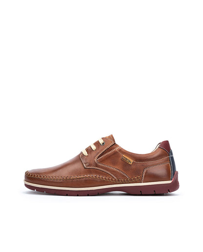 Pikolinos Marbella M9A-4118 Cuero Tan, Navy & Wine Combi Shoes