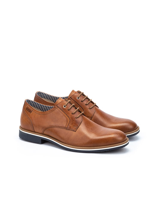 Pikolinos Leon M4V-4130 Tan Brandy Lace Shoes