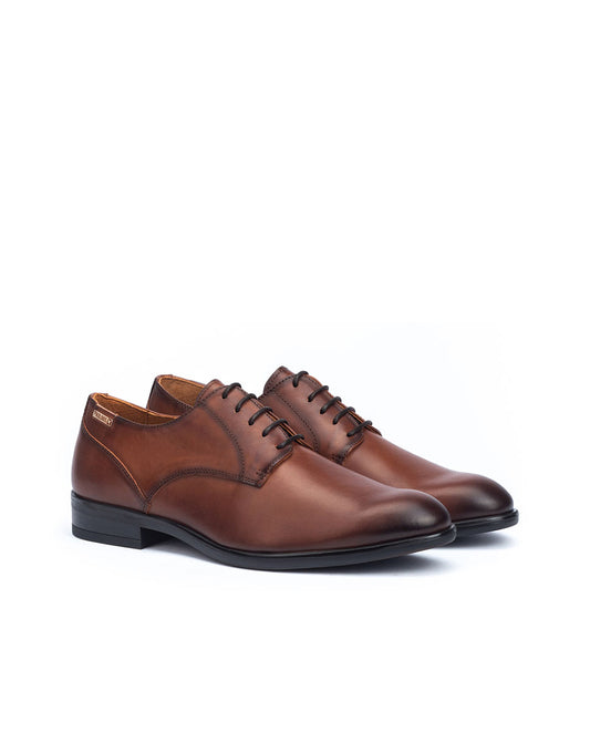 Pikolinos Bristol M7J-4187 Cuero Dark Tan Lace Dressy Shoes