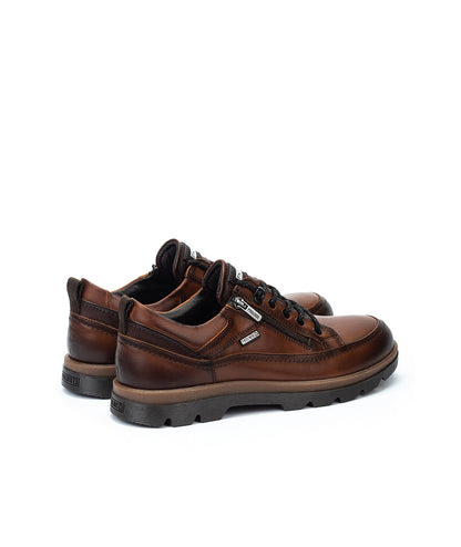 Pikolinos Vigo M3M-4163C1 Cuero Dark Tan Lace Shoes with Zip