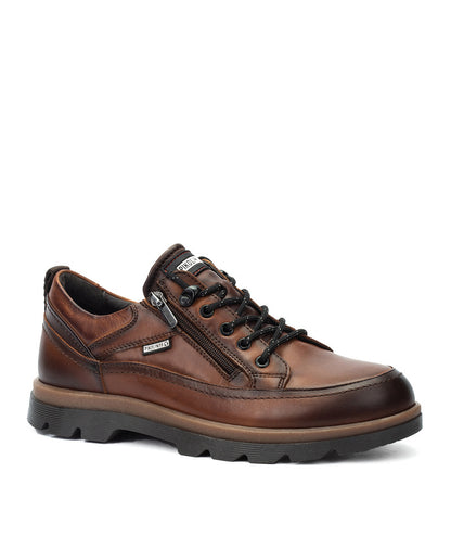 Pikolinos Vigo M3M-4163C1 Cuero Dark Tan Lace Shoes with Zip