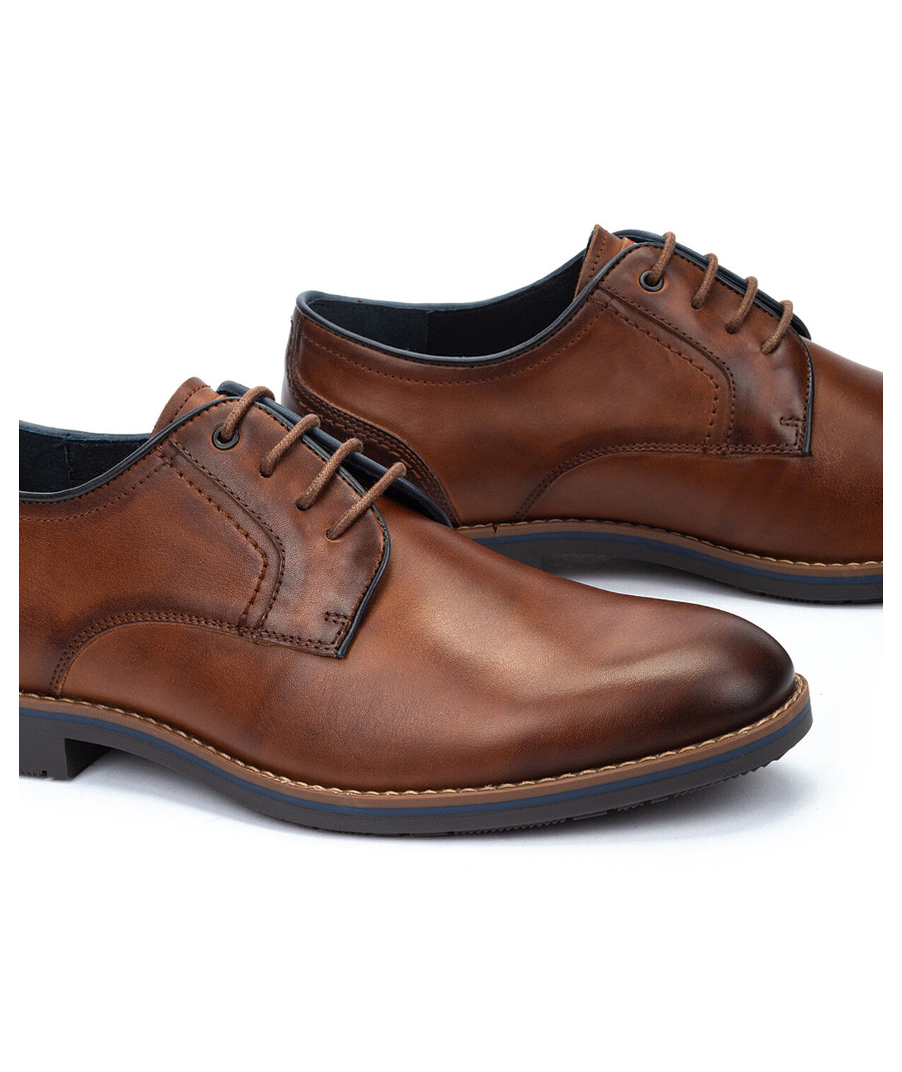Pikolinos Leon M4V-4074C1 Cuero Tan Lace Shoes