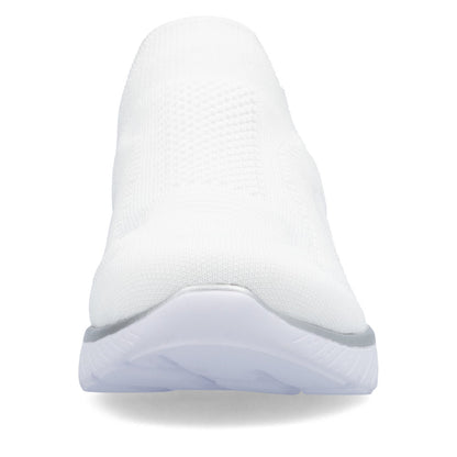 Rieker M5072-80 White & Silver Slip On Shoes