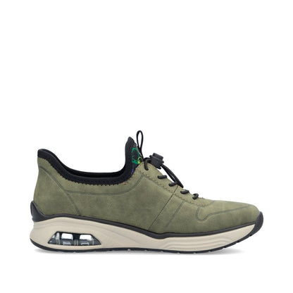 Rieker M5651-54 Green & Black Speed Lacing Shoes