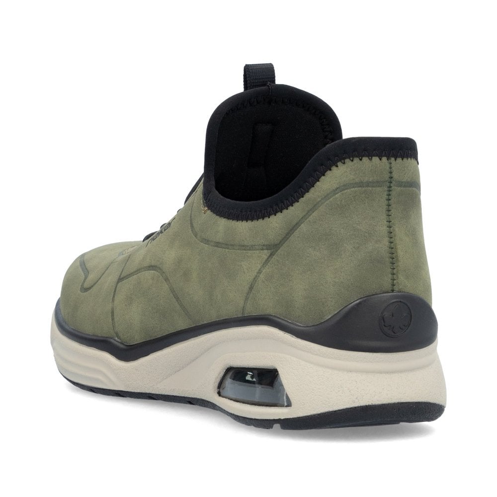 Rieker M5651-54 Green & Black Speed Lacing Shoes