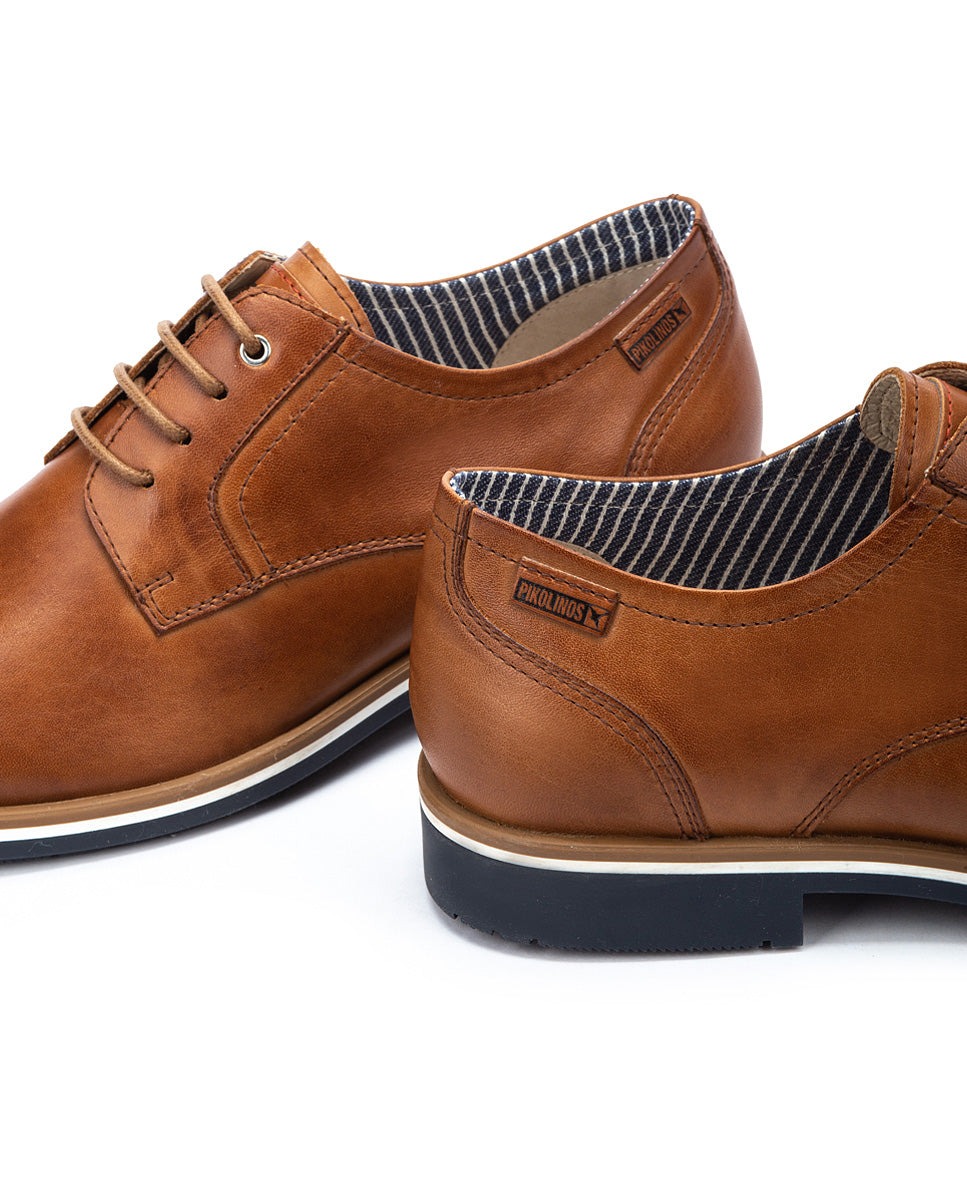 Pikolinos Leon M4V-4130 Tan Brandy Lace Shoes