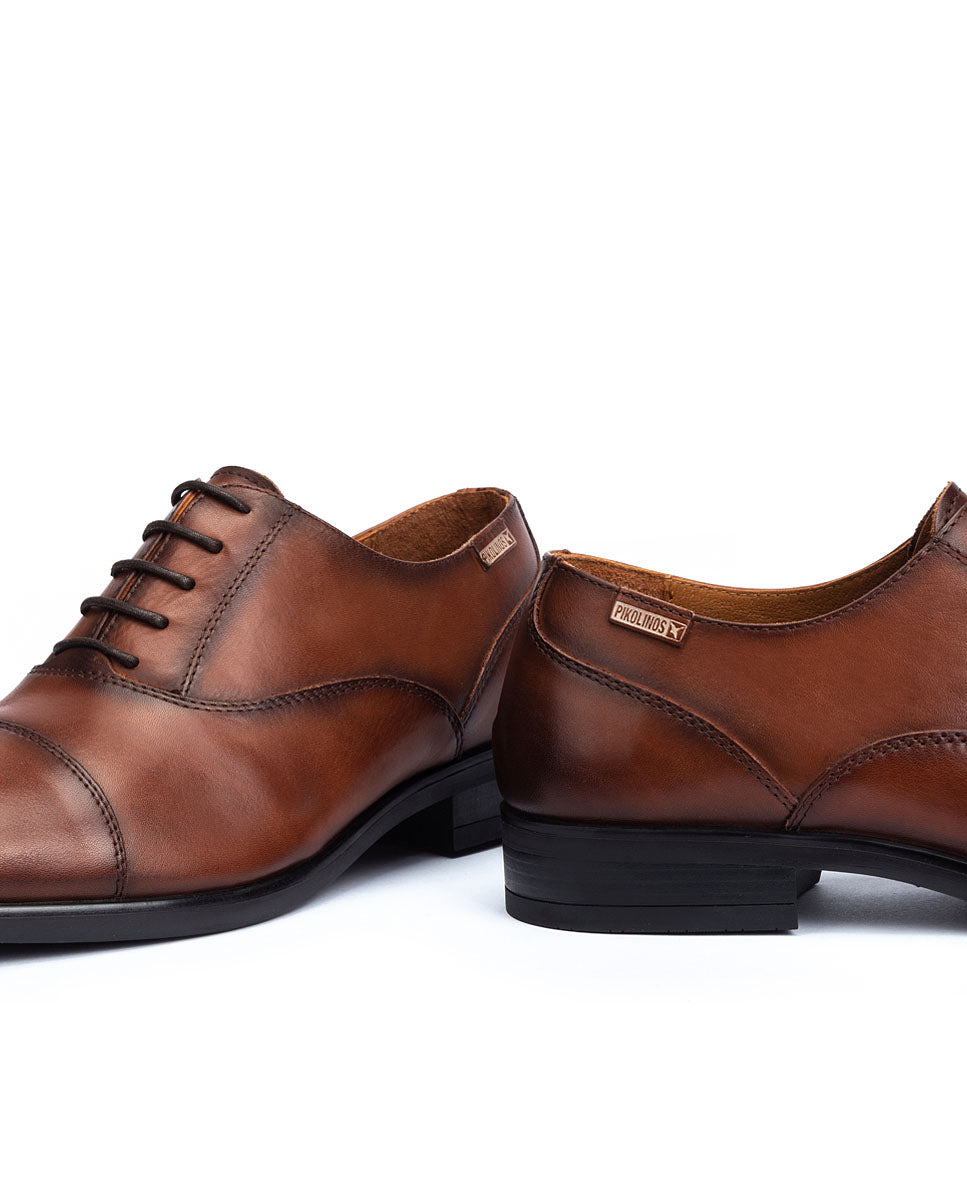 Pikolinos Bristol M7J-4184 Cuero Tan Lace Dressy Shoes