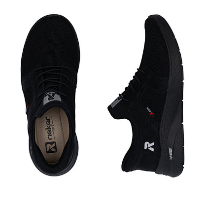 Rieker M8550-00 Black F Fit Trainers