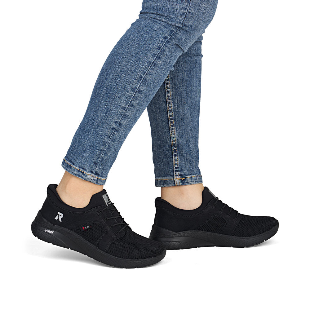 Rieker M8550-00 Black F Fit Trainers