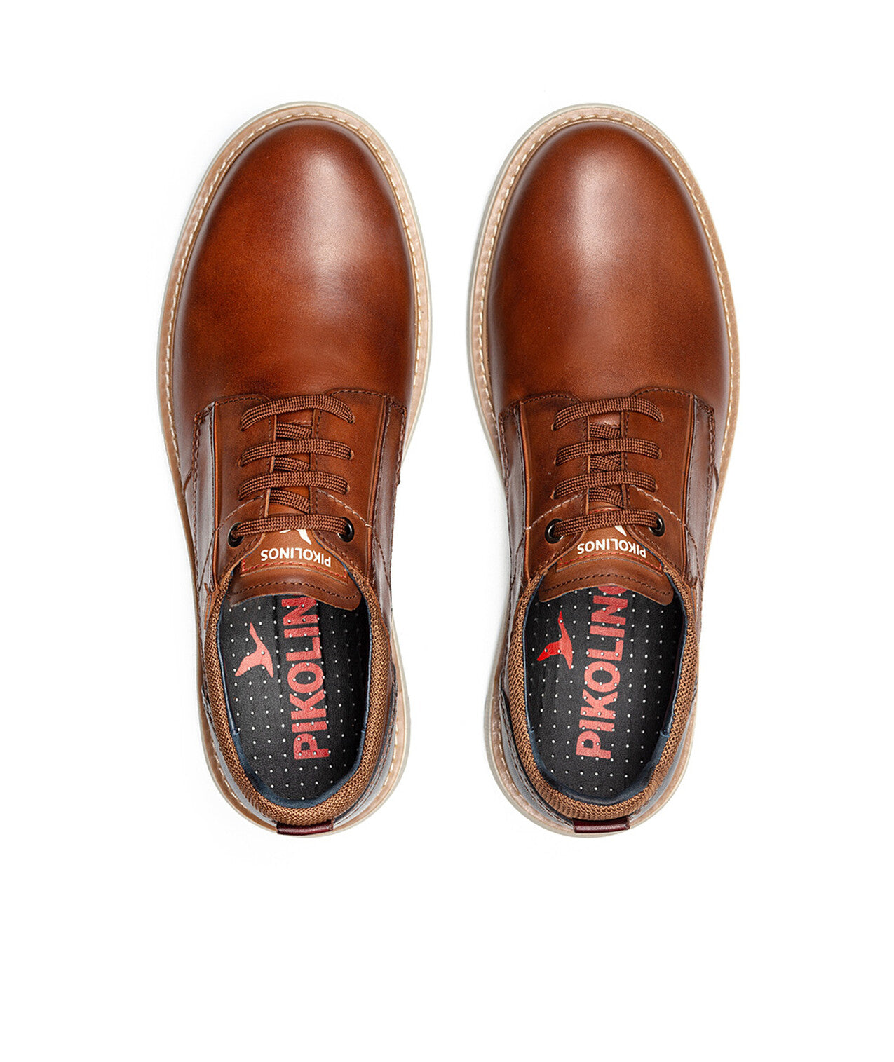 Pikolinos Bilbao M8D-4292C1 Cuero Tan Lace Shoes