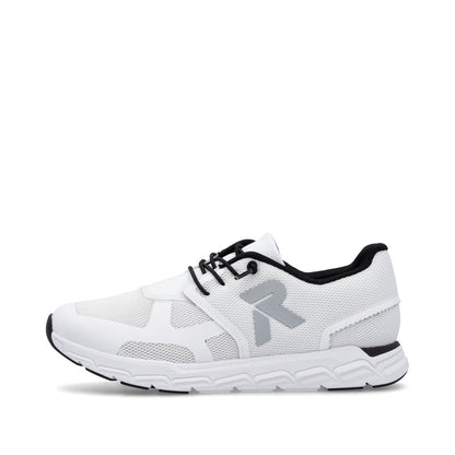 Rieker Soft M9000-80 White Sneakers with White Sole