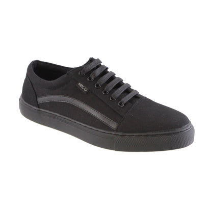 Morgan & Co MGN0790 Black Canvas Trainers