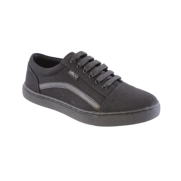 Morgan & Co MGN0790 Black Canvas Trainers