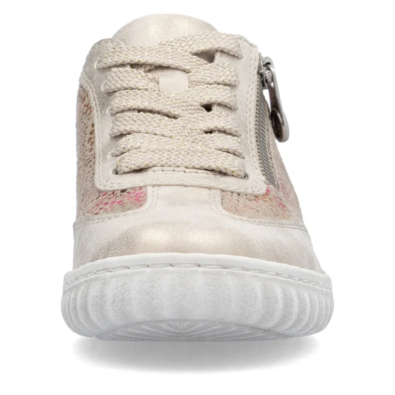 Rieker N0902-90 Beige Floral Mix Sneakers