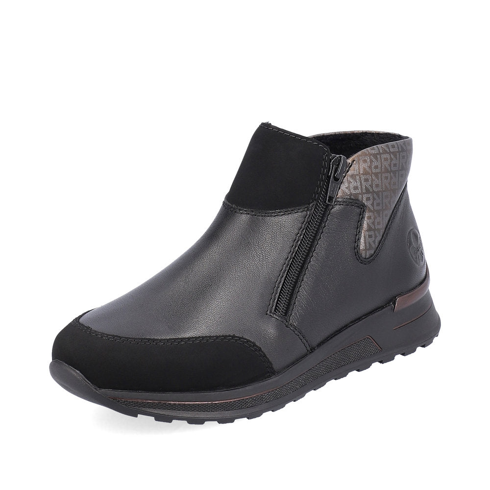 Rieker N1452-00 Black Mix H Fit Boots