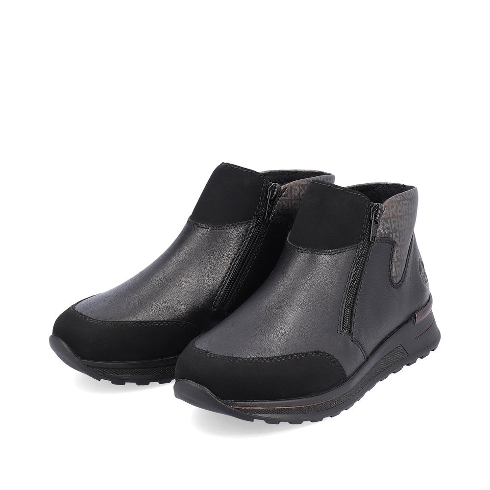 Rieker N1452-00 Black Mix H Fit Boots