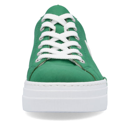 Rieker N49W1-52 Green & White Lace Sneakers