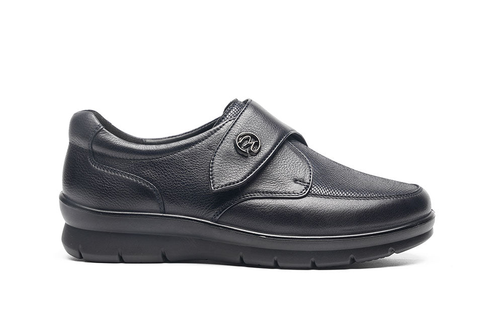 G Comfort P-8261LM Navy Combi Extra Wide Velcro Shoes