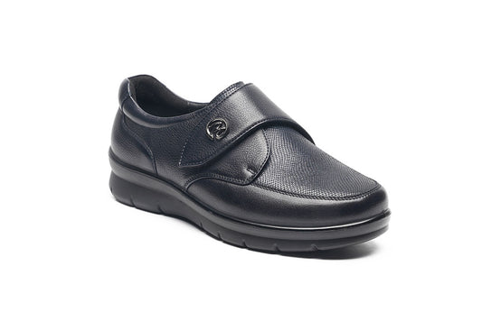 G Comfort P-8261LM Navy Combi Extra Wide Velcro Shoes