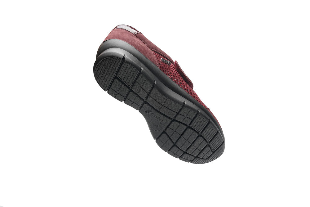 G Comfort P-8263 Mulberry Fantasy Extra Wide Velcro Shoes