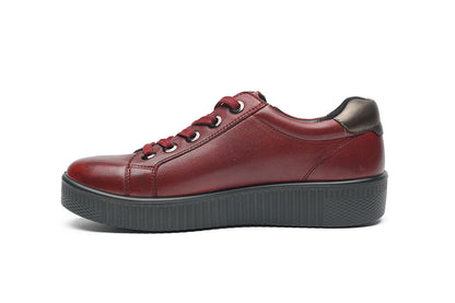 G Comfort  P-912 Medoc Brushed Calf Sneaker with Side Zip